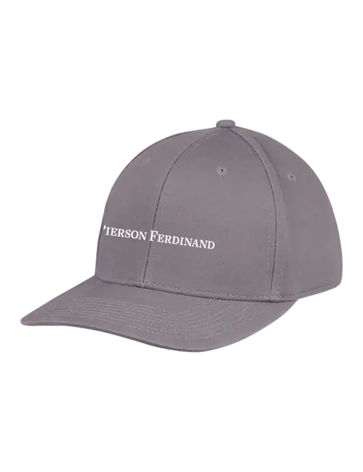 Premium Modern Structured Twill Charcoal Snapback Cap w/Pierson Ferdinand Logo