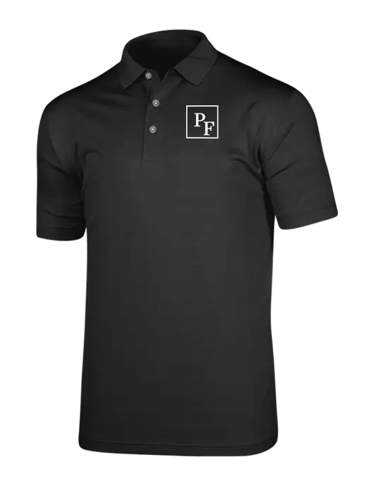 Callaway Vibrant Black Ventilated Polo w/PF Icon Logo