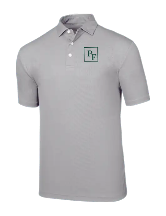 Callaway Birdseye Light Grey Polo w/PF Icon Logo