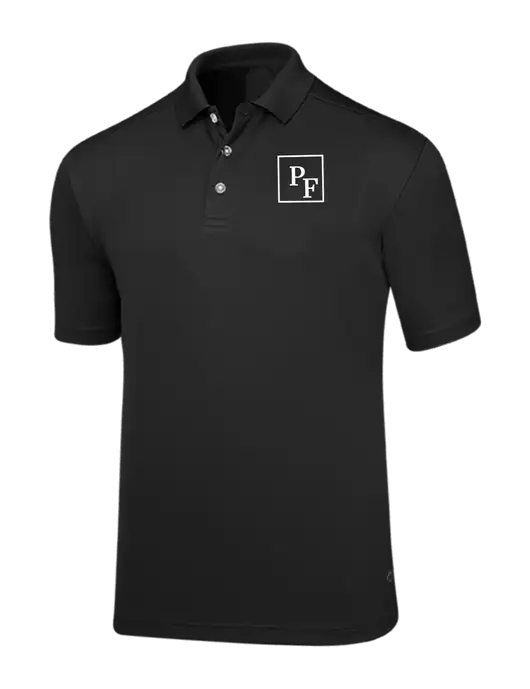 Callaway Core Black Performance Polo w/PF Icon Logo