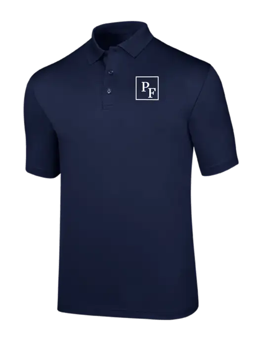 Callaway Opti-Dri Navy Chev Polo w/PF Icon Logo
