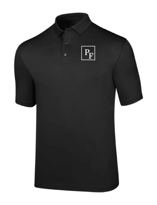 Callaway Opti-Dri Black Chev Polo w/PF Icon Logo