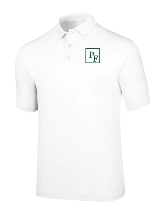 Callaway Opti-Dri White Chev Polo w/PF Icon Logo