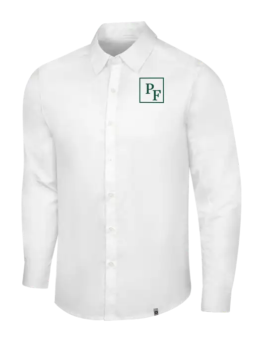 OGIO White Commuter Woven Shirt w/PF Icon Logo