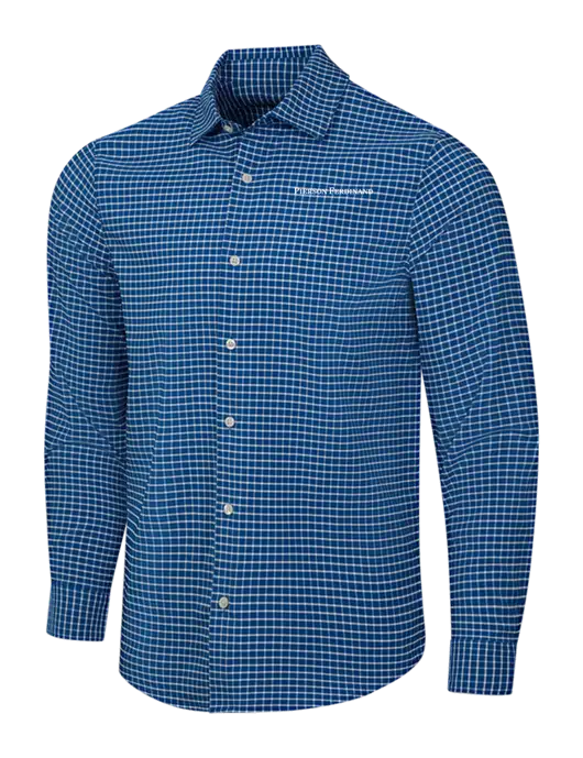 Navy/White City Stretch Shirt w/Pierson Ferdinand Logo