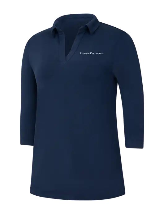 Navy Womens Luxe Knit Tunic w/Pierson Ferdinand Logo