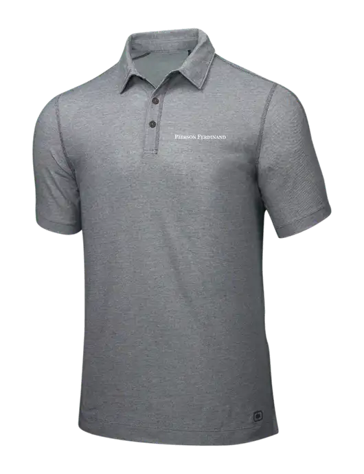 OGIO Medium Grey ONYX Polo w/Pierson Ferdinand Logo
