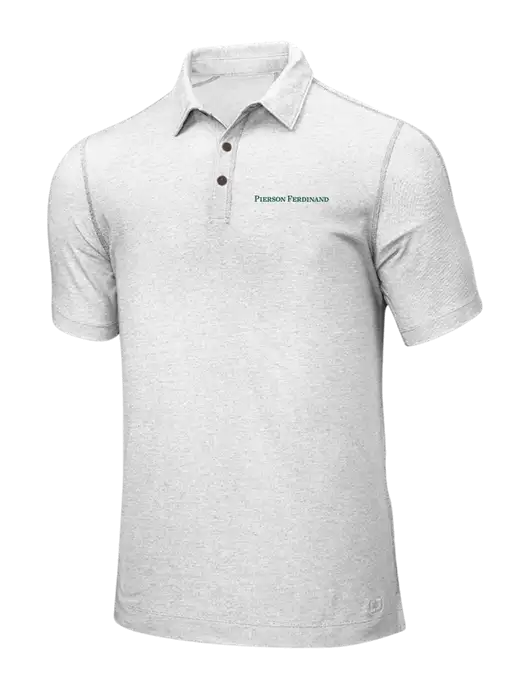 OGIO White ONYX Polo w/Pierson Ferdinand Logo