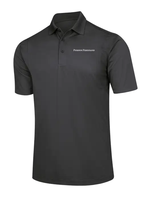Dark Grey Micropique Sport-Wick Polo w/Pierson Ferdinand Logo