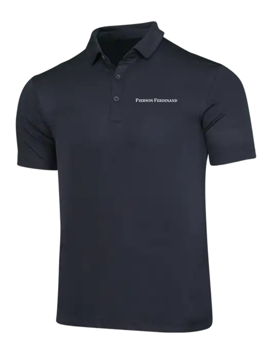 Black Posi-UV Pro Polo w/Pierson Ferdinand Logo