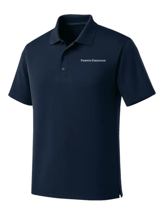 Dark Navy Dry Zone UV Micro Mesh Polo w/Pierson Ferdinand Logo