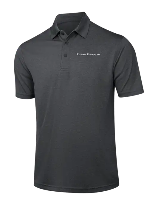 Dark Grey Heather Contender Polo w/Pierson Ferdinand Logo