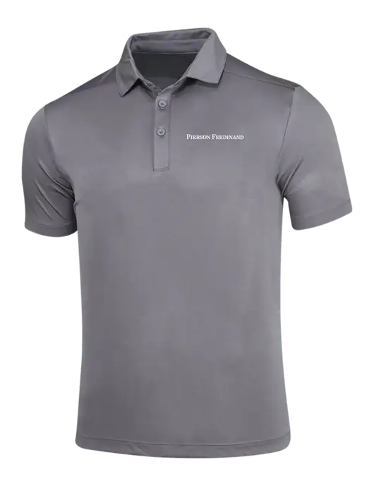 Dark Smoke Grey Posi-UV Pro Polo w/Pierson Ferdinand Logo