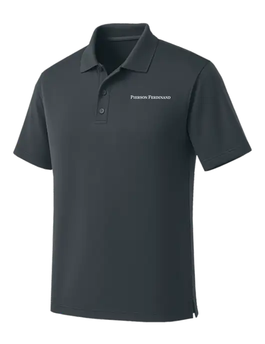 Dark Grey Dry Zone UV Micro Mesh Polo w/Pierson Ferdinand Logo