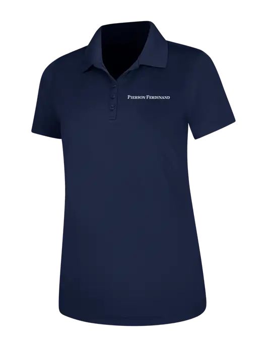 Dark Navy Womens Dry Zone UV Mesh Polo w/Pierson Ferdinand Logo