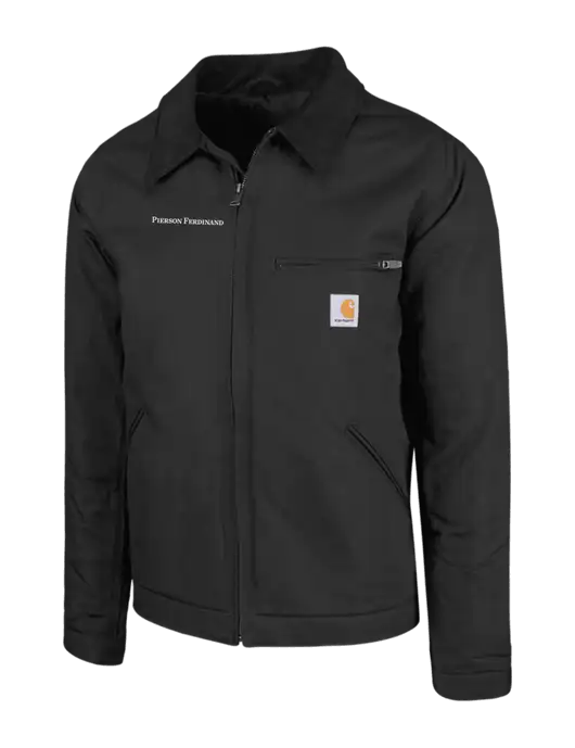 Carhartt Black Duck Detroit Jacket w/Pierson Ferdinand Logo