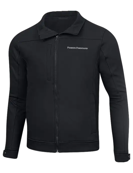 Cornerstone Charcoal Duck Bonded Soft Shell Jacket w/Pierson Ferdinand Logo