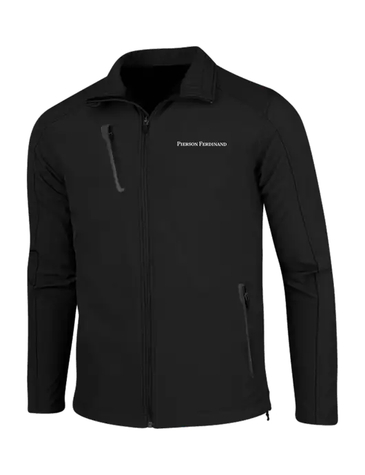 Black Welded Softshell Jacket w/Pierson Ferdinand Logo