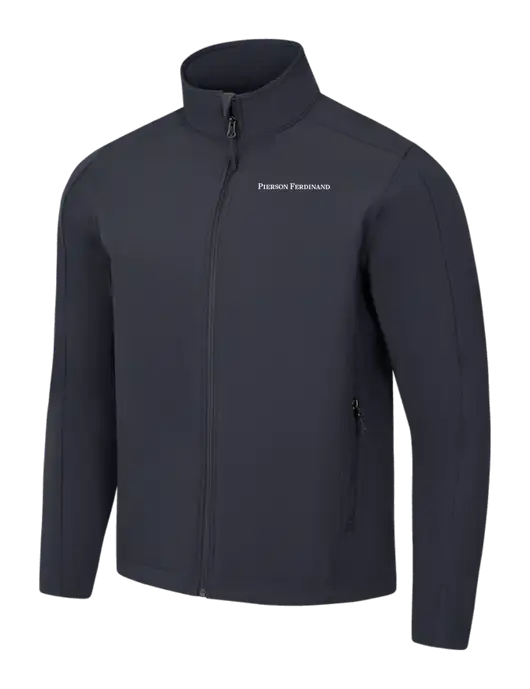 Charcoal Grey Core Soft Shell Jacket w/Pierson Ferdinand Logo