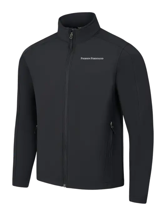 Black Core Soft Shell Jacket w/Pierson Ferdinand Logo