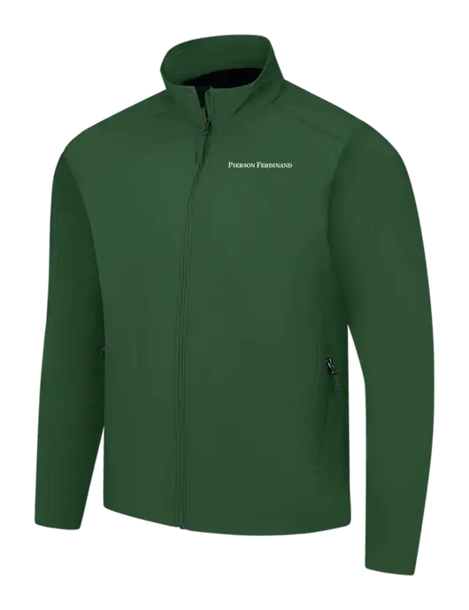 Dark Green Core Soft Shell Jacket w/Pierson Ferdinand Logo