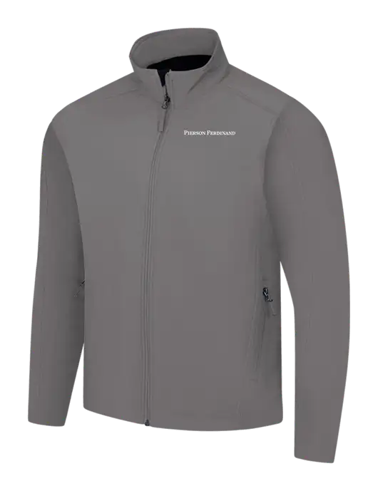 Medium Grey Core Soft Shell Jacket w/Pierson Ferdinand Logo