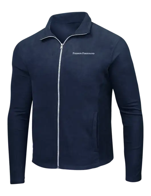 Navy Microfleece Jacket w/Pierson Ferdinand Logo