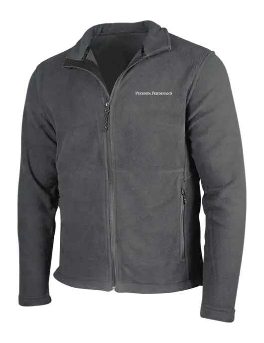 Dark Grey Fleece Jacket w/Pierson Ferdinand Logo