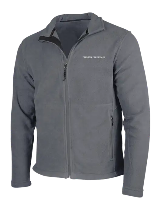 Medium Grey Fleece Jacket w/Pierson Ferdinand Logo