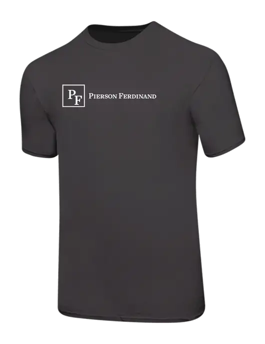 Ring Spun Charcoal 4.5 oz T-Shirt w/Full Logo