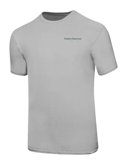 Ring Spun Silver 4.5 oz T-Shirt w/Pierson Ferdinand Logo