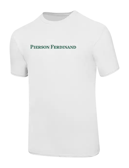 Ring Spun White 4.5 oz T-Shirt w/Pierson Ferdinand Logo