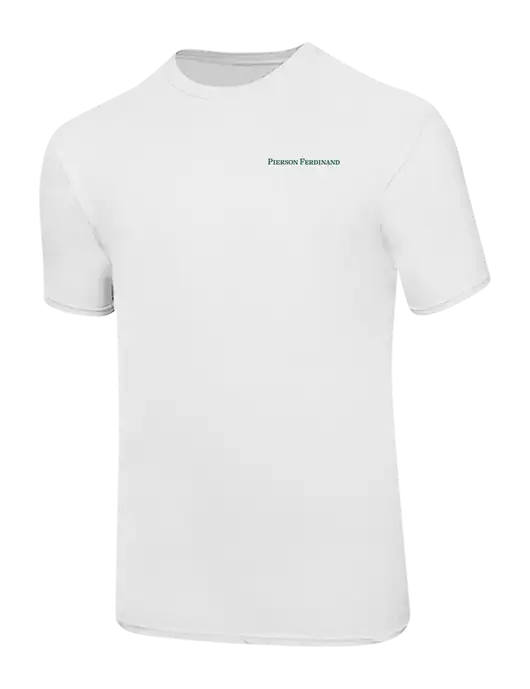 Ring Spun White 4.5 oz T-Shirt w/Pierson Ferdinand Logo