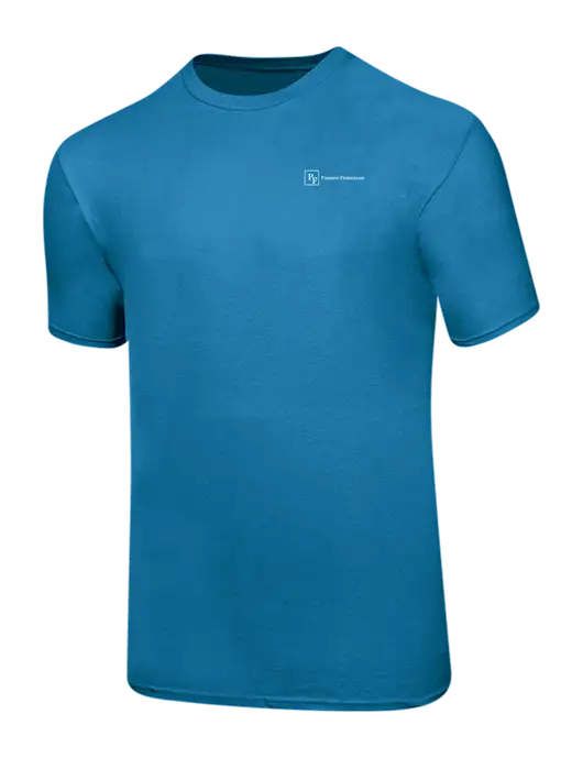Ring Spun Sapphire 4.5 oz T-Shirt w/Full Logo