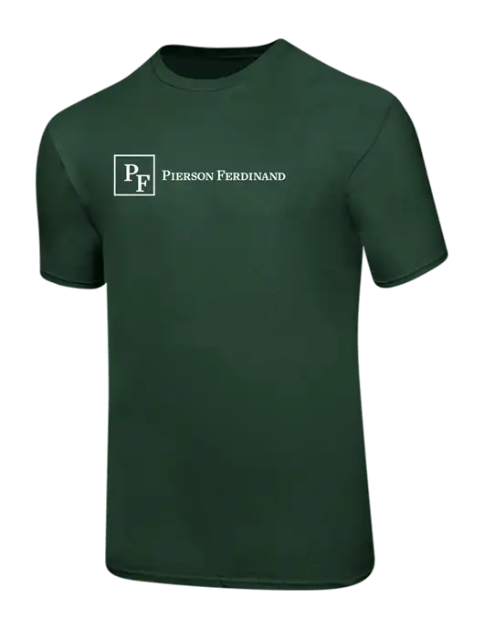 Ring Spun Forest Green 4.5 oz T-Shirt w/Full Logo