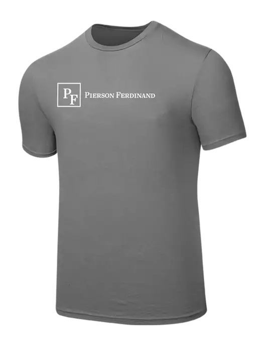Seriously Soft Medium Grey T-Shirt w/Full Logo