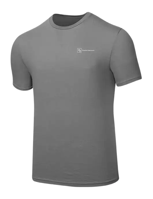 Seriously Soft Medium Grey T-Shirt w/Full Logo