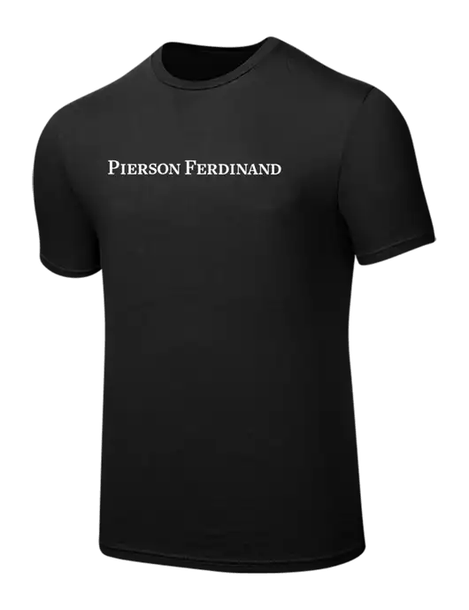 Seriously Soft Black T-Shirt w/Pierson Ferdinand Logo