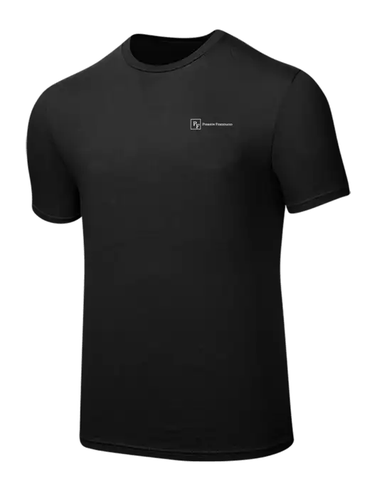 Seriously Soft Black T-Shirt w/Full Logo