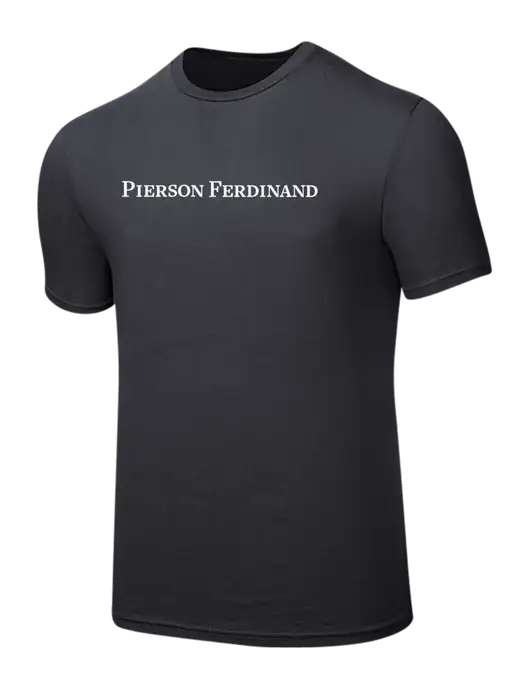 Seriously Soft Charcoal T-Shirt w/Pierson Ferdinand Logo