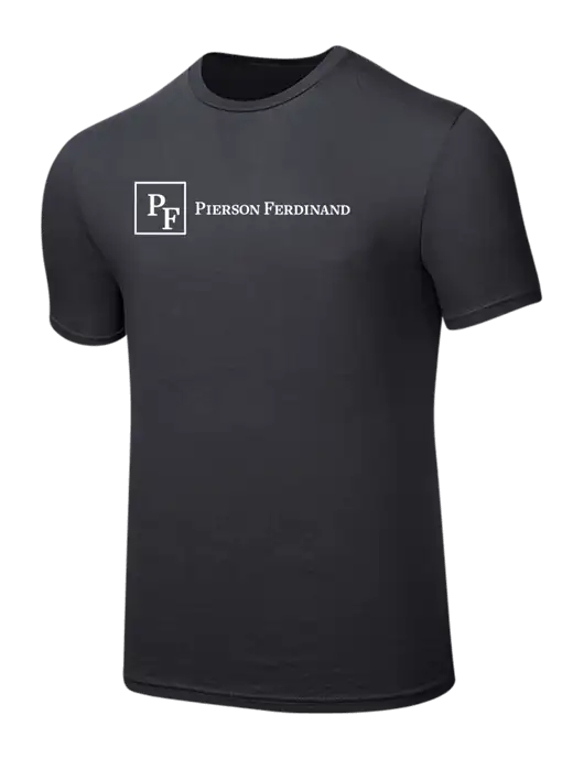 Seriously Soft Charcoal T-Shirt w/Full Logo