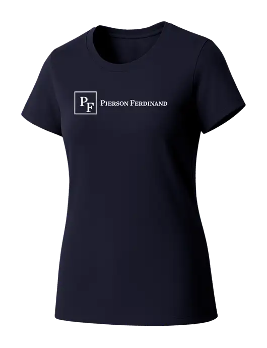 Womens Seriously Soft New Navy T-Shirt w/Full Logo