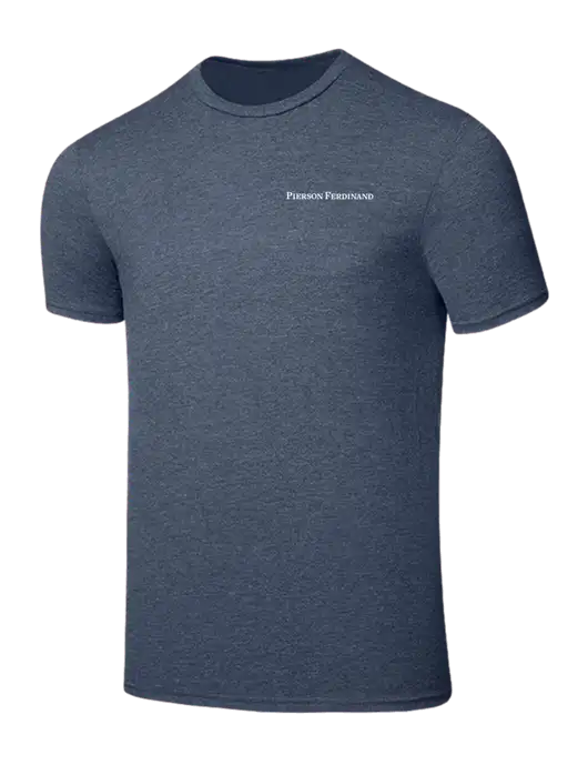 Seriously Soft Heathered Navy T-Shirt w/Pierson Ferdinand Logo