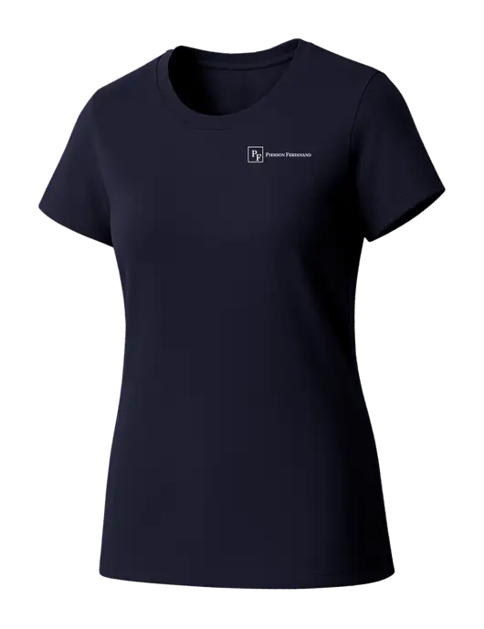 Womens Seriously Soft New Navy T-Shirt w/Full Logo