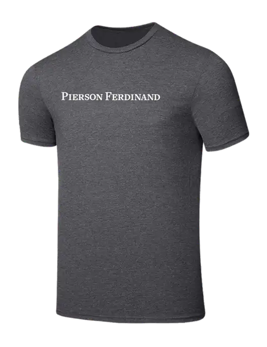 Seriously Soft Heathered Charcoal T-Shirt w/Pierson Ferdinand Logo