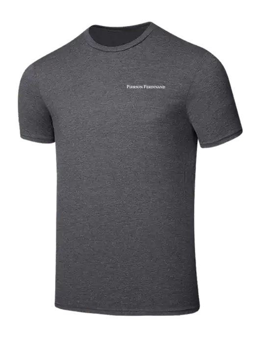 Seriously Soft Heathered Charcoal T-Shirt w/Pierson Ferdinand Logo