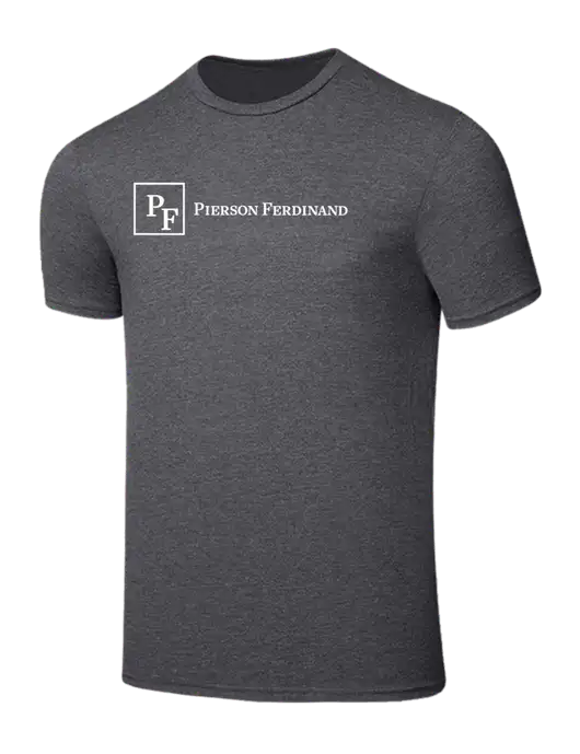 Seriously Soft Heathered Charcoal T-Shirt w/Full Logo