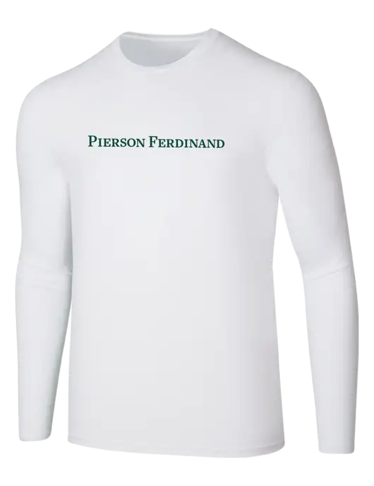 Seriously Soft White Long Sleeve T-Shirt w/Pierson Ferdinand Logo
