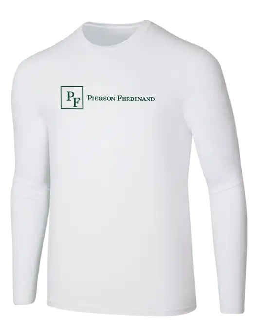 Seriously Soft White Long Sleeve T-Shirt w/Full Logo