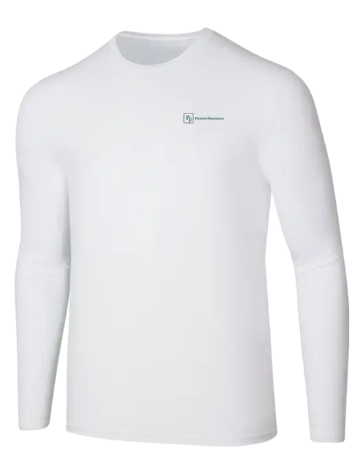 Seriously Soft White Long Sleeve T-Shirt w/Full Logo